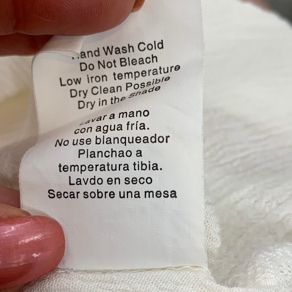 VENUS Boho Peplum Top Sleeveless Rayon Medium Tassel Crochet Scoop Neckline - Picture 14 of 16